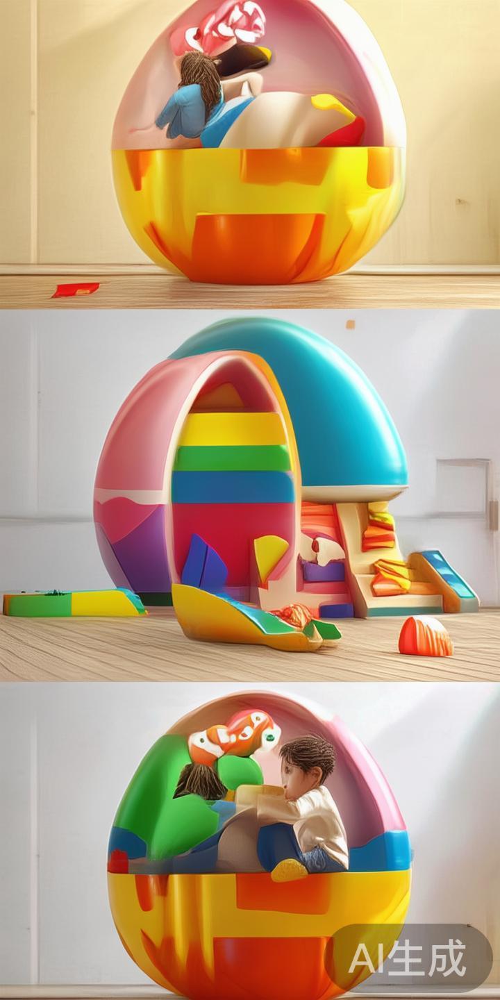 米乐亲子娱乐多变蛋:打造丰富多彩的儿童成长乐园 多变蛋的内容设计充分考虑到孩子不同成长阶段的需求。